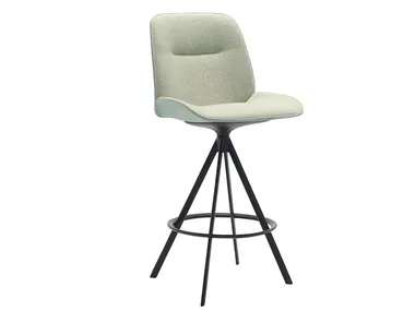 NUEZ BQ2768 - BQ2769 - Swivel upholstered barstool _ Andreu World